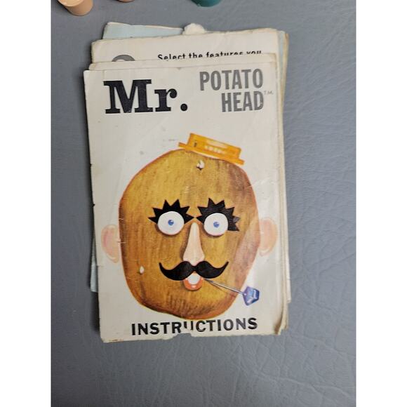 SOLD Mr. Potato Head Plus His Friend Katie The Carrot Number  Vintage Mr. Potato Head Katie Carrot Pete Pepper Oscar Orange Vegetables